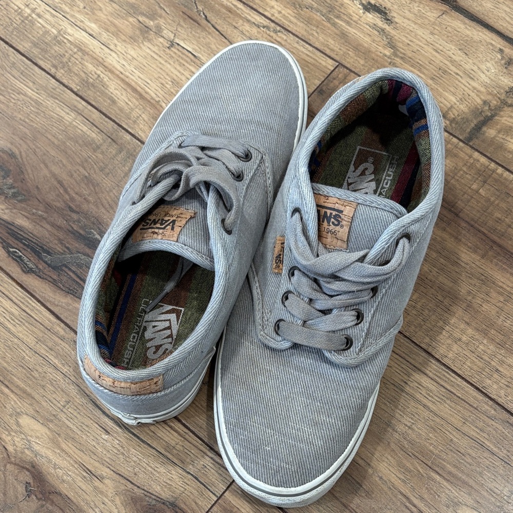 Vans Gray Canvas Men's Sneakers